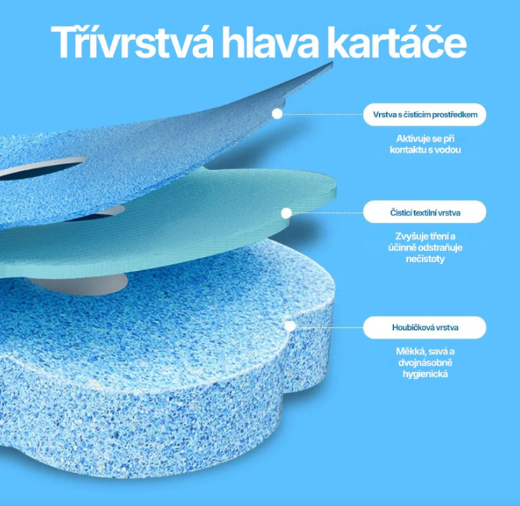 CrystalBrush® Toaletní kartáč